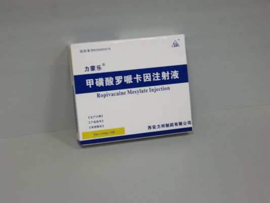 Καλή τιμή. Τοπική έγχυση 10ml Ropivacaine Mesylate εγχύσεων αναισθητικού FDA: 120mg σε απευθείας σύνδεση